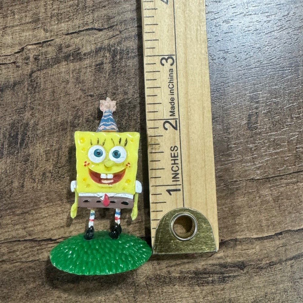 Vintage SpongeBob Cake Topper Decoration Display Hat‎ Optional Desktop or Dash